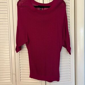 Vibrant Pink Knit Top